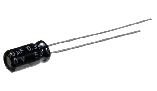 0.33uF 50VDC Condensador Electrolitico Radial Ø4x8mm -40+105°C "Chongx"