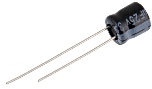 100uF 35VDC Condensador Electrolitico Radial Ø6.5x9mm -40+105°C