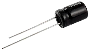 1200uF 10VDC Condensador Electrolitico Radial Ø10x13mm -40+105°C