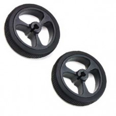 2xRueda de goma para micromotor 34x7mm (PAR)