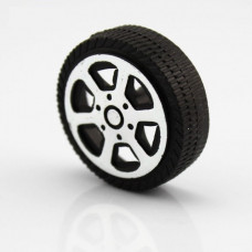 2xRueda Plastica de 30x10mm (par)