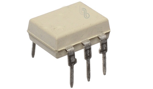 4N25 Optoaislador Salida Fototransistor VCEO 70Voltios IC: 60mA DIP-6