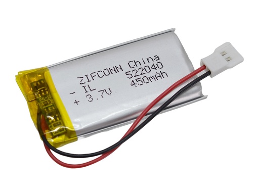 522040 Bateria de 3.7V 450mAH Ion Litio Recargable 20x40mm