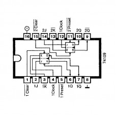 74LS109 TTL Dual J K Flip Flop With Clear y Preset