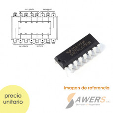 74LS151 TTL Multiplexor 8CH y selector de datos