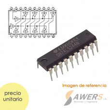 74LS244N TTL Buffer de 8 Entradas No Invertido