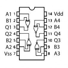 74LS266 Compuerta Logica XNOR