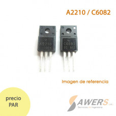 A2210 - C6082 Set Transistor  PNP TO-220