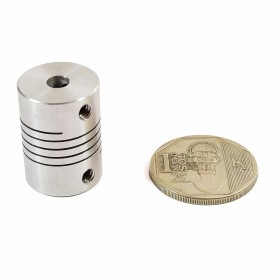 Acople flexible de aluminio D20L25 5x5mm
