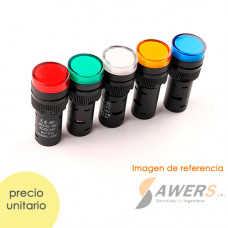 AD16-16C Luz Piloto de Tablero 24Vdc 16mm