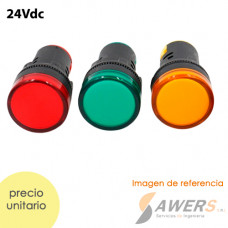 AD16-22DS Luz Piloto de Tablero 24Vdc