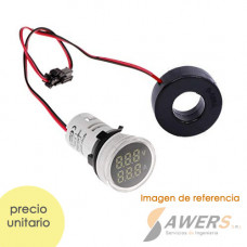 AD16-22FVA Voltimetro amperimetro 60-500VAC 100A