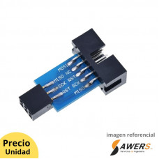 Adaptador de 10P a 6P para programador AVR