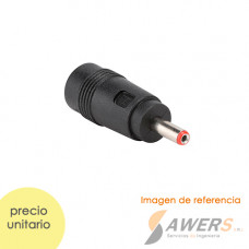 Adaptador jack 5.5x2.1mm Macho a 3.5x1.35 mm hembra