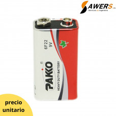 Adaptador para batería 9V 6F22, conector plug y broche 9V