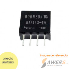 B1212S-1W Conversor de aislamiento 12DC-12DC 84mA