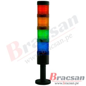 BALIZA TIPO TORRE LUMINOSA A LED CON SONIDO 220VAC 4 COLORES OWEN TBC54-220