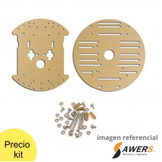 Base Chasis 2WD redondo