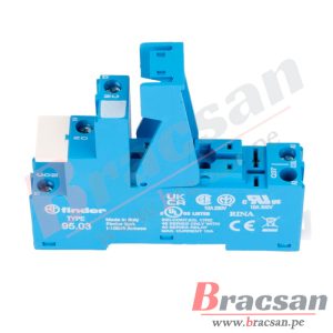 BASE PARA RELAY 10A 250VAC 11 PINES PARA RIEL DIN FINDER 94.03SPA