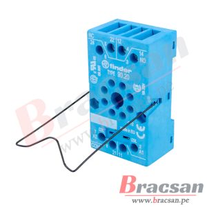 BASE PARA RELAY 10A 250VAC 8 PINES PARA RIEL DIN FINDER 90.20SMA