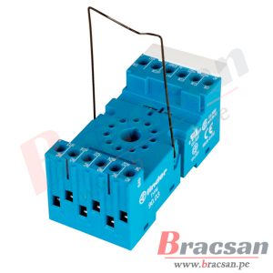 BASE PARA RELAY 10A 300VAC 11 PINES PARA RIEL DIN FINDER 90.03SMA