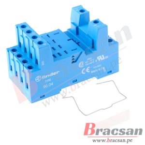 BASE PARA RELAY 12A 250VAC 14 PINES PARA RIEL DIN FINDER 96.04SMA