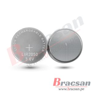 BATERIA DE LI-ION RECARGABLE 3.6V 80mAh LIR2050