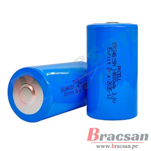 BATERIA DE LITIO 3.6V 14000MAH Li-SOCl2 TAMAÑO D R20 PKCELL ER34615M