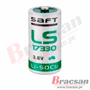 BATERIA DE LITIO 3.6V 2100MAH Li-SOCI2 TAMAÑO 2/3A SAFT LS17330