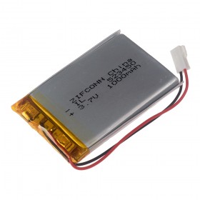 BATERIA DE LITIO 3.7V 1000mAh RECARGABLE