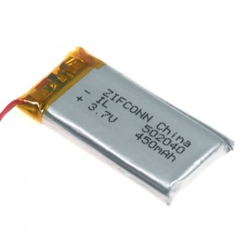 BATERIA DE LITIO 3.7V 450mAh RECARGABLE