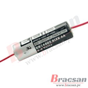 BATERIA DE LITIO AXIAL 3.6V 2600MAH Li-SOCl2 TAMAÑO AA EEMB ER14505-AX