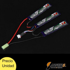 Bateria Lipo 11.1V  1000mAh 3S 20-40C Turnigy Nano-Tech AIRSOFT