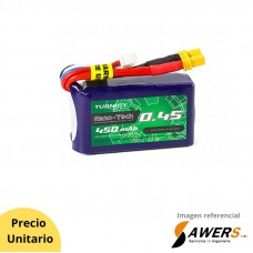 Bateria LiPo 11.1V 450mAh 3S 70-150C Turnigy Nano Tech Plus