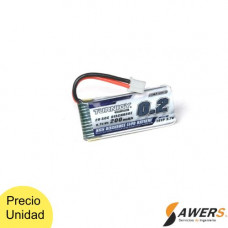 Bateria Lipo 3.7V 200mAh 1S 20C Turnigy