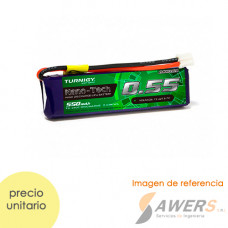 Bateria Lipo 3.8v 550mAh 1S 70C-140C Turnigy Nano-Tech