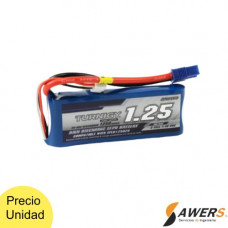 Bateria Lipo 7.4V 1250mAh 2S 20C Turnigy
