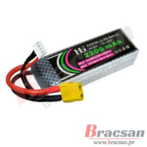 BATERIA LIPO HJ 11.1V 2200MAH 3S LIPO-11V1-2200HJ