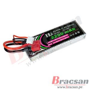 BATERIA LIPO HJ 7.4V 2200MAH 2S LIPO-7V4-2200HJ