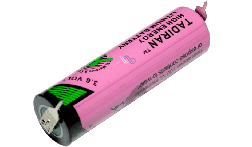 Bateria No Recargable de Litio 3.6V 2.4Ah AA 50x14mm