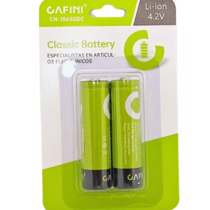 BATERIAS RECARGABLES 18650 CAFINI (PAR) 1200mAH