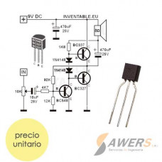 BC327 Transistor PNP -45V 100Mhz 100hFE