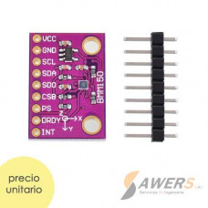 BMM150 Magnetometro Brujula 3 ejes I2C