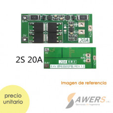 BMS Proteccion Li-ion 2S 8.4V-20A
