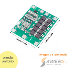 BMS Proteccion Li-ion 4S 16.8V-40A
