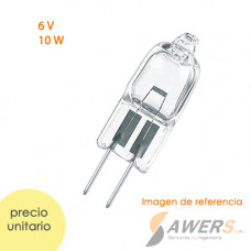 Bombilla Halogena 64225 G4 6V 10W