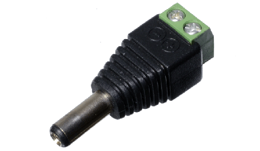 Borne de conexion a Jack DC 2.1mm x 5.5mm (DC-21J)