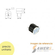 Buzzer Activo 5V 12x9.5mm (mediano)