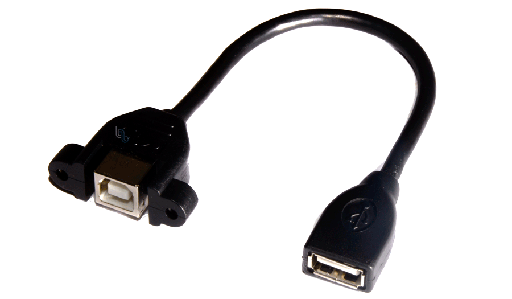 Cable adaptador USB tipo A a B p/chasis
