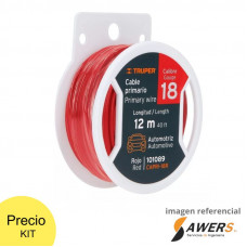 Cable Flexible AWG18 (Rollo 12mts) Truper